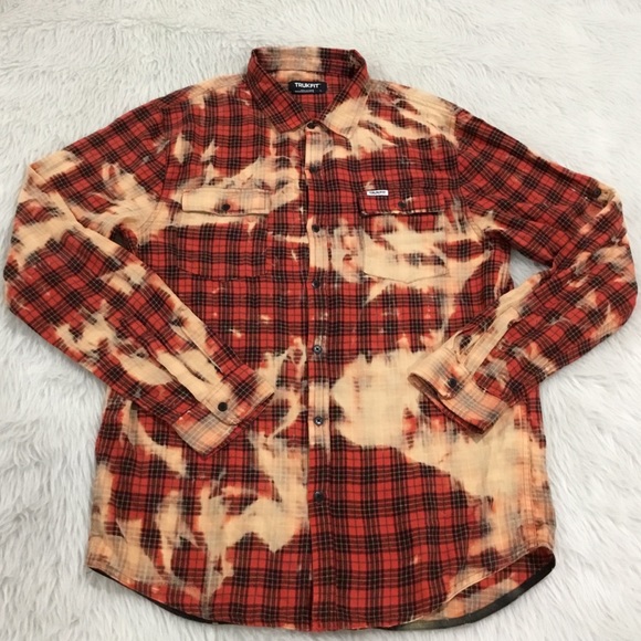 Trukfit Other - Trukfit red plaid distressed shirt
